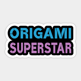 Origami Superstar for Origami Lovers Sticker